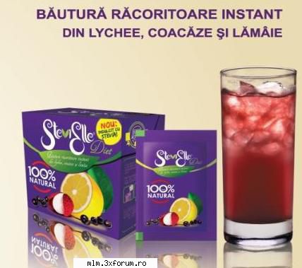 am creat sucurile instant stevielle- bauturi 100% naturale, care combina doua atuuri sunt indulcite